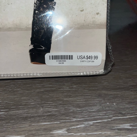 Spirit Black Police Uniform Costume Set; SARGEANT BUSTYA Complete w Belt & Badge - Picture 4 of 4